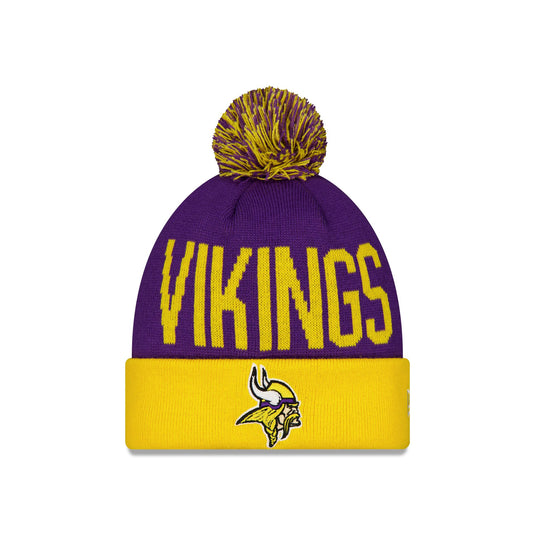 Minnesota Vikings Dublin Game Pom Knit Hat - New Era Cap