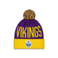 Minnesota Vikings Dublin Game Pom Knit Hat