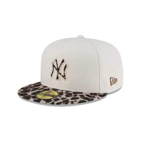 New York Yankees Leopard Print Visor 59FIFTY Fitted Hat - New Era Cap