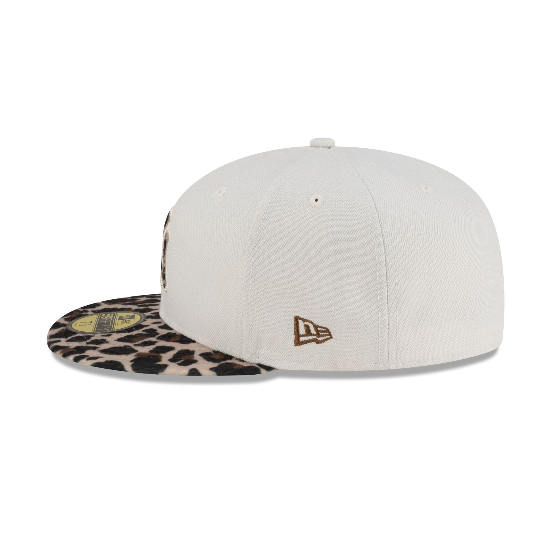 New York Yankees Leopard Print Visor 59FIFTY Fitted Hat