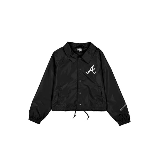 Atlanta Braves Game Day Women's Black Jacket - New Era Cap