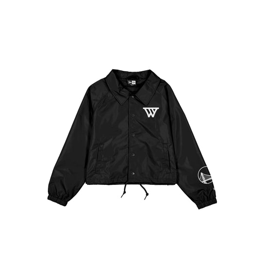 Golden State Warriors Game Day Women's Black Jacket - New Era Cap