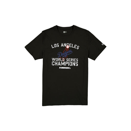 Undefeated x Los Angeles Dodgers 2024 World Series Champions Black T-Shirt - New Era Cap