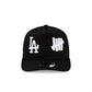 Undefeated x Los Angeles Dodgers Tally Black 19TWENTY Adjustable Hat