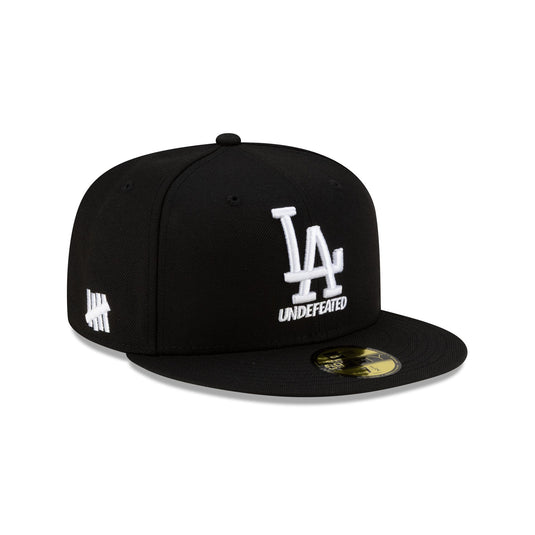 Undefeated x Los Angeles Dodgers Stacked Black 59FIFTY Fitted Hat - New Era Cap