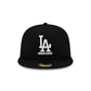 Undefeated x Los Angeles Dodgers Stacked Black 59FIFTY Fitted Hat