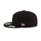 Los Angeles Angels Script Black and White 59FIFTY Fitted Hat
