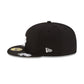 Athletics Script Black and White 59FIFTY Fitted Hat