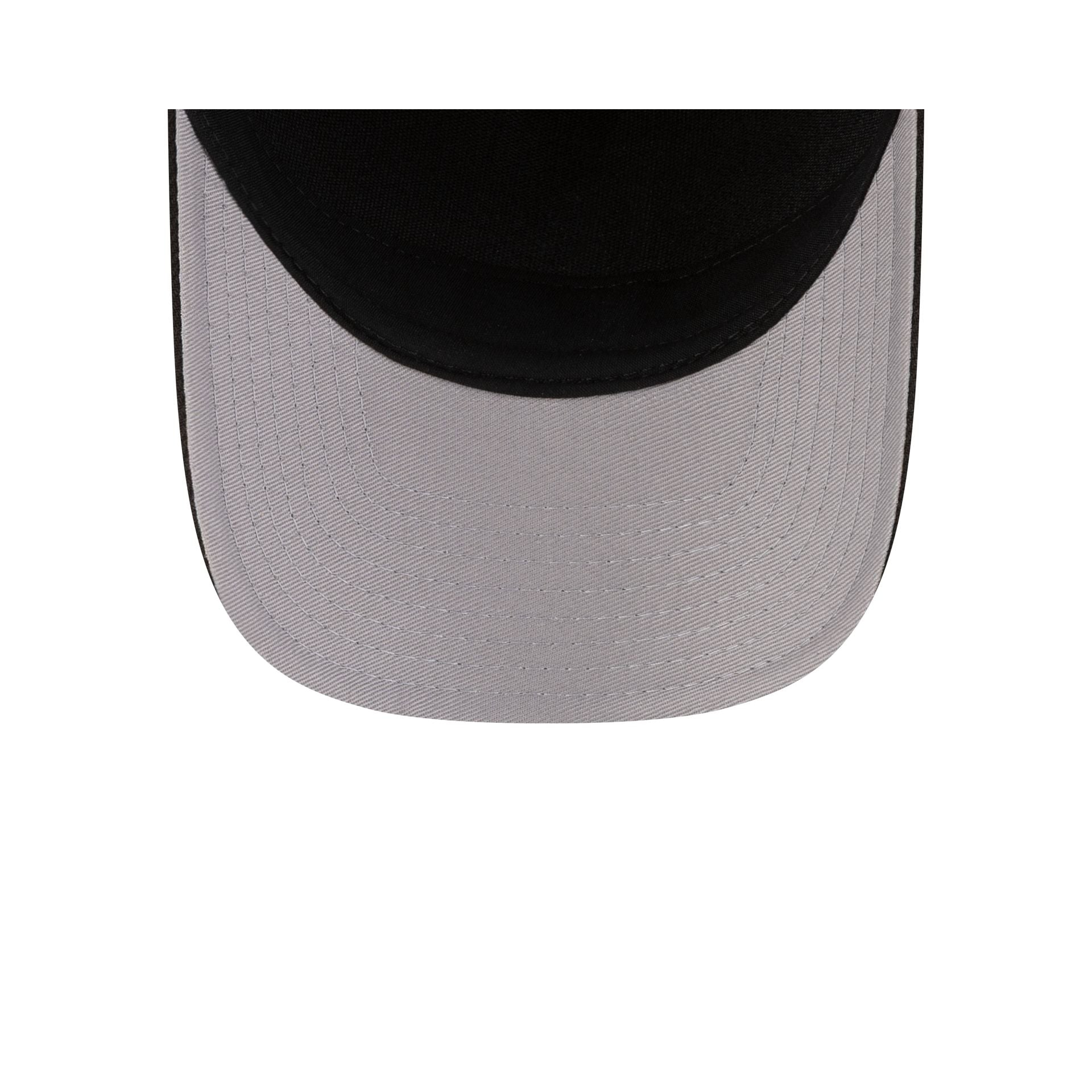 New York Yankees Script Black and White 9FORTY M-Crown A-Frame Snapback Hat