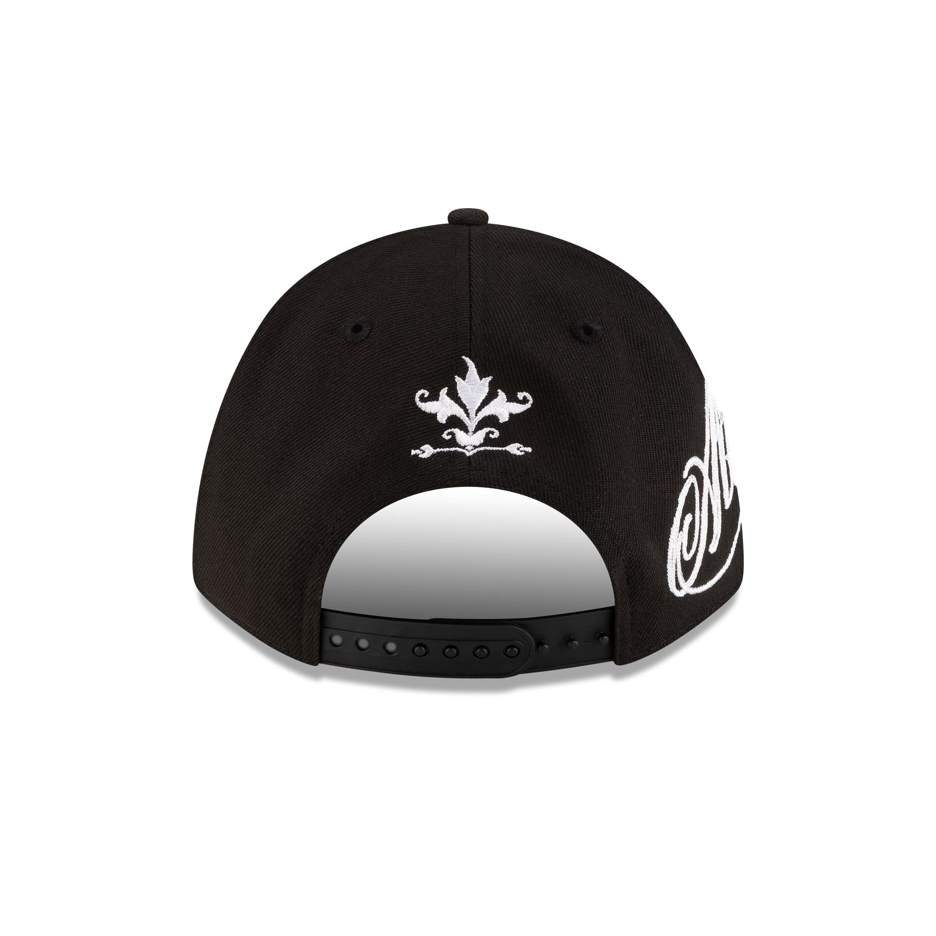 Athletics Script Black and White 9FORTY M-Crown A-Frame Snapback Hat