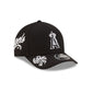 Los Angeles Angels Script Black and White 9FORTY M-Crown A-Frame Snapback Hat