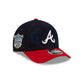 Warren Lotas x Atlanta Braves 9FORTY M-Crown A-Frame Snapback Hat