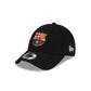 FC Barcelona Core Black 9FORTY Adjustable Hat