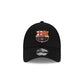 FC Barcelona Core Black 9FORTY Adjustable Hat