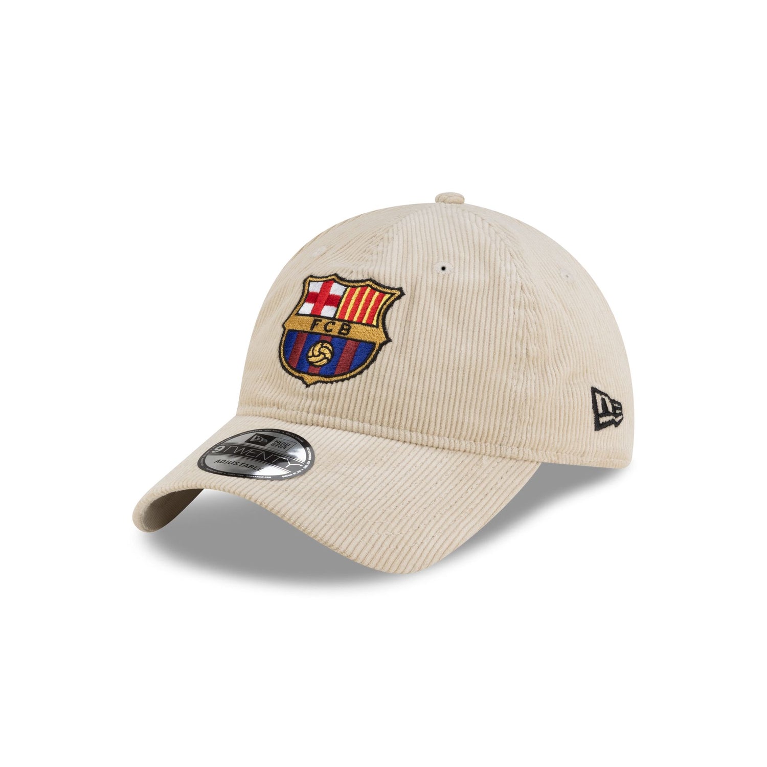 FC Barcelona Stone Corduroy 9TWENTY Adjustable Hat