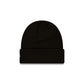 FC Barcelona Reflective Logo Black Cuff Knit Hat