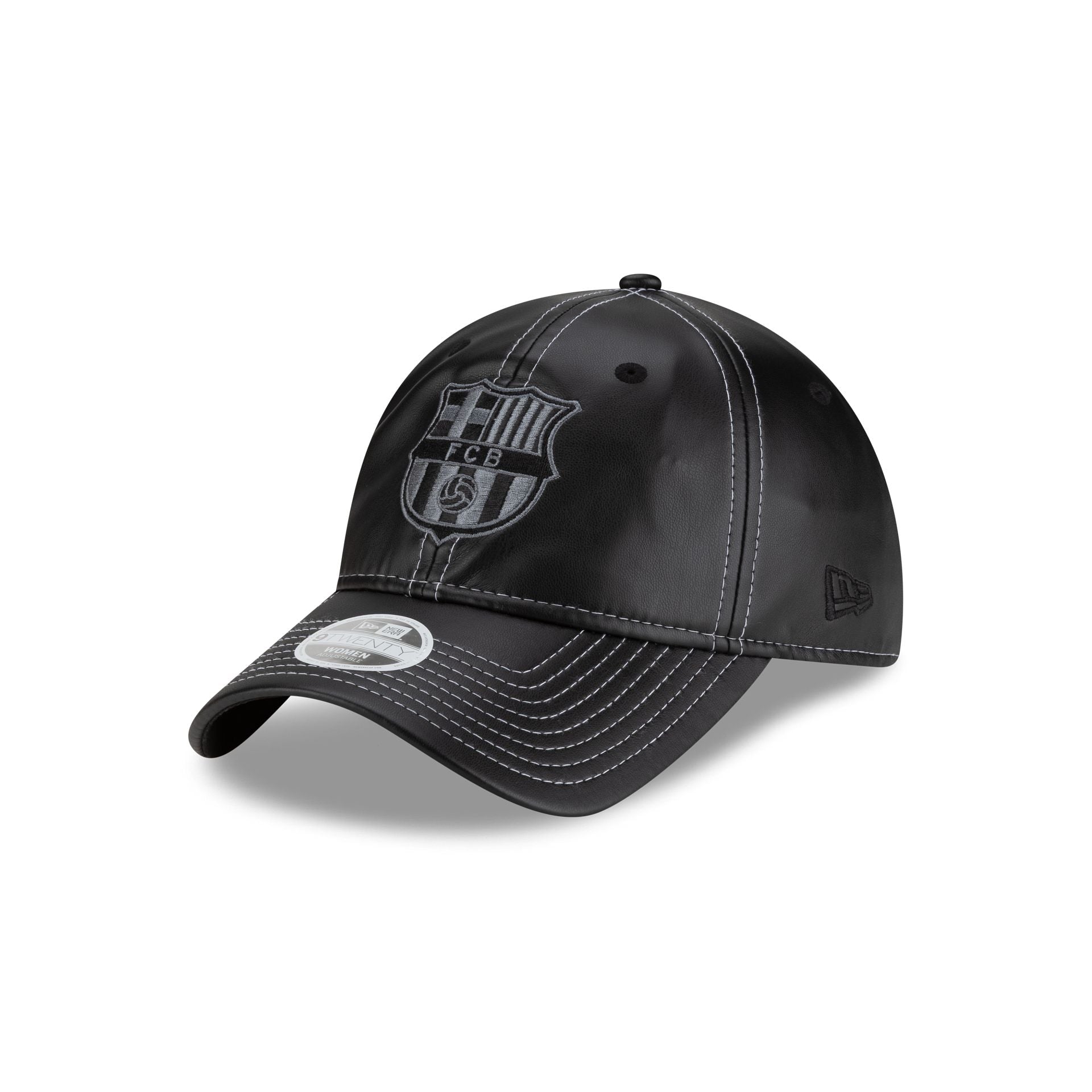 FC Barcelona Faux Leather Women's 9TWENTY Adjustable Hat