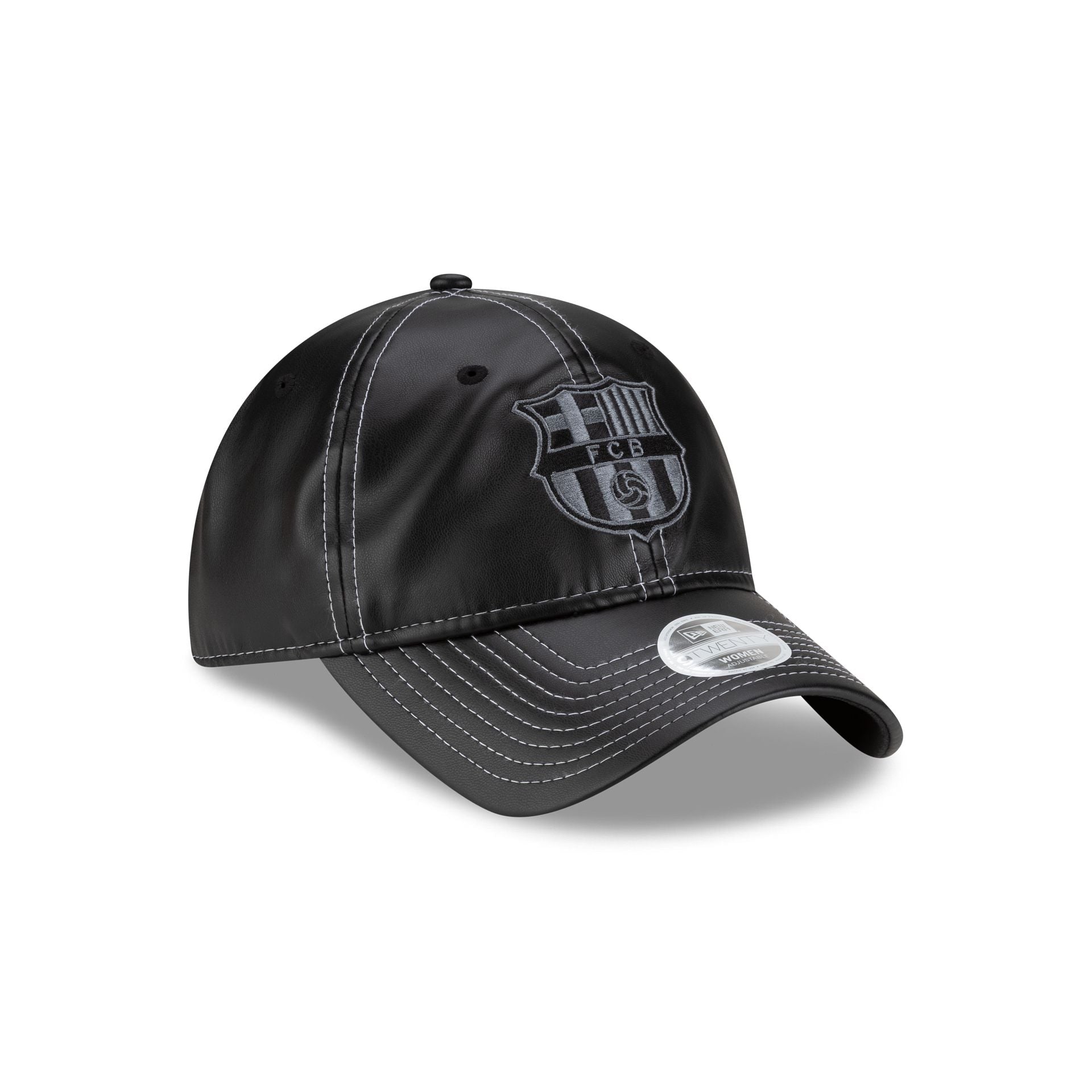 FC Barcelona Faux Leather Women's 9TWENTY Adjustable Hat
