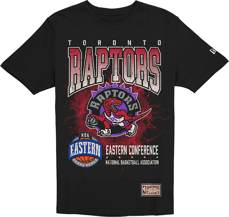 Toronto Raptors 1995-2007 Hardwood Classics Black T-Shirt