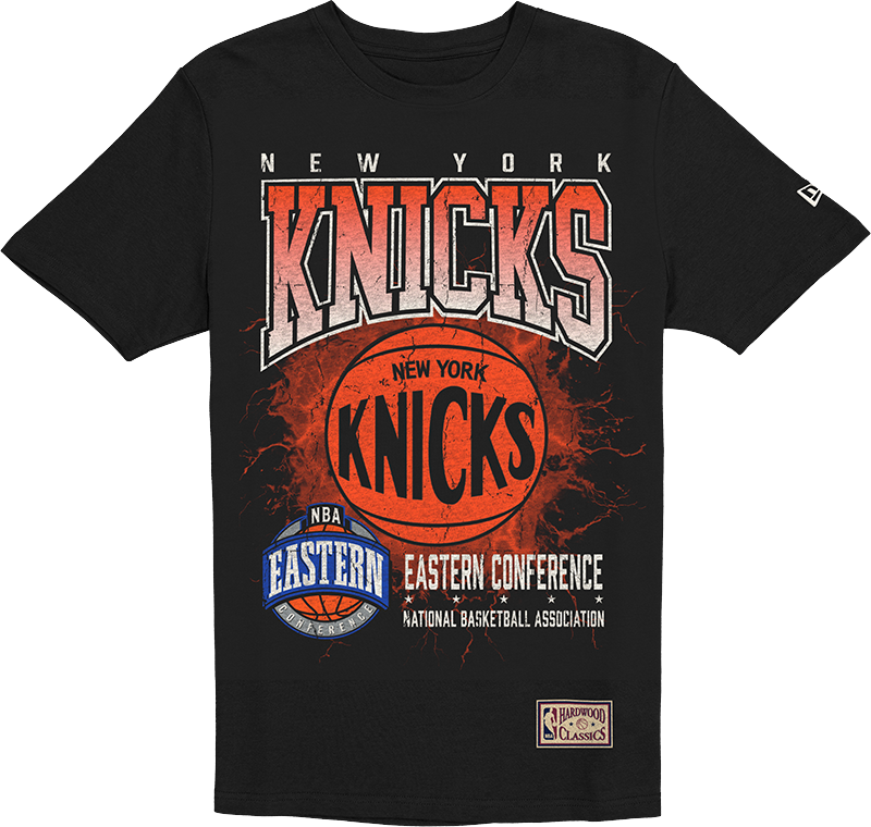 New York Knicks 1946-1963 Hardwood Classics Black T-Shirt