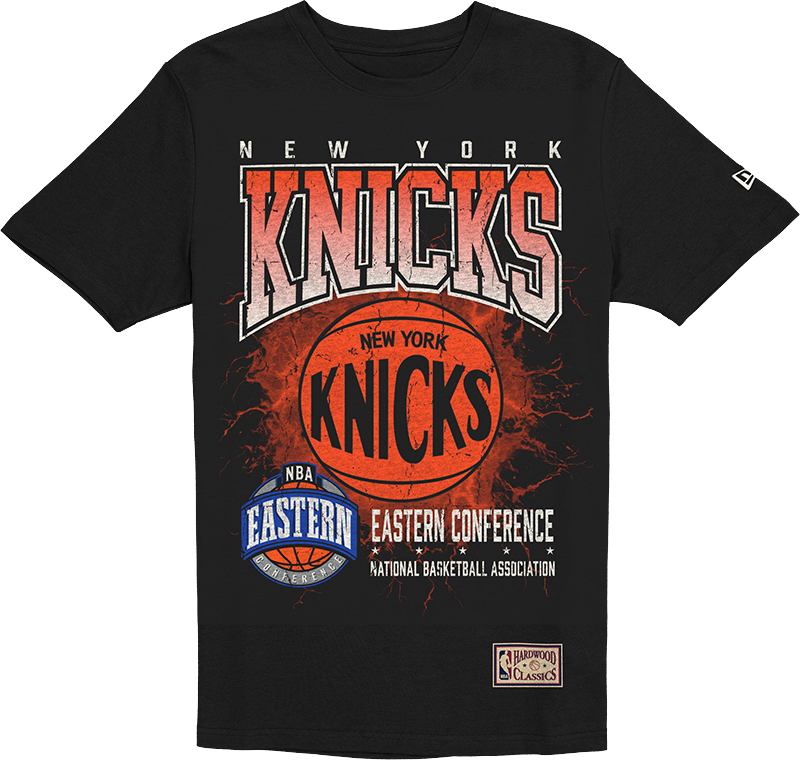 New York Knicks 1946-1963 Hardwood Classics Black T-Shirt