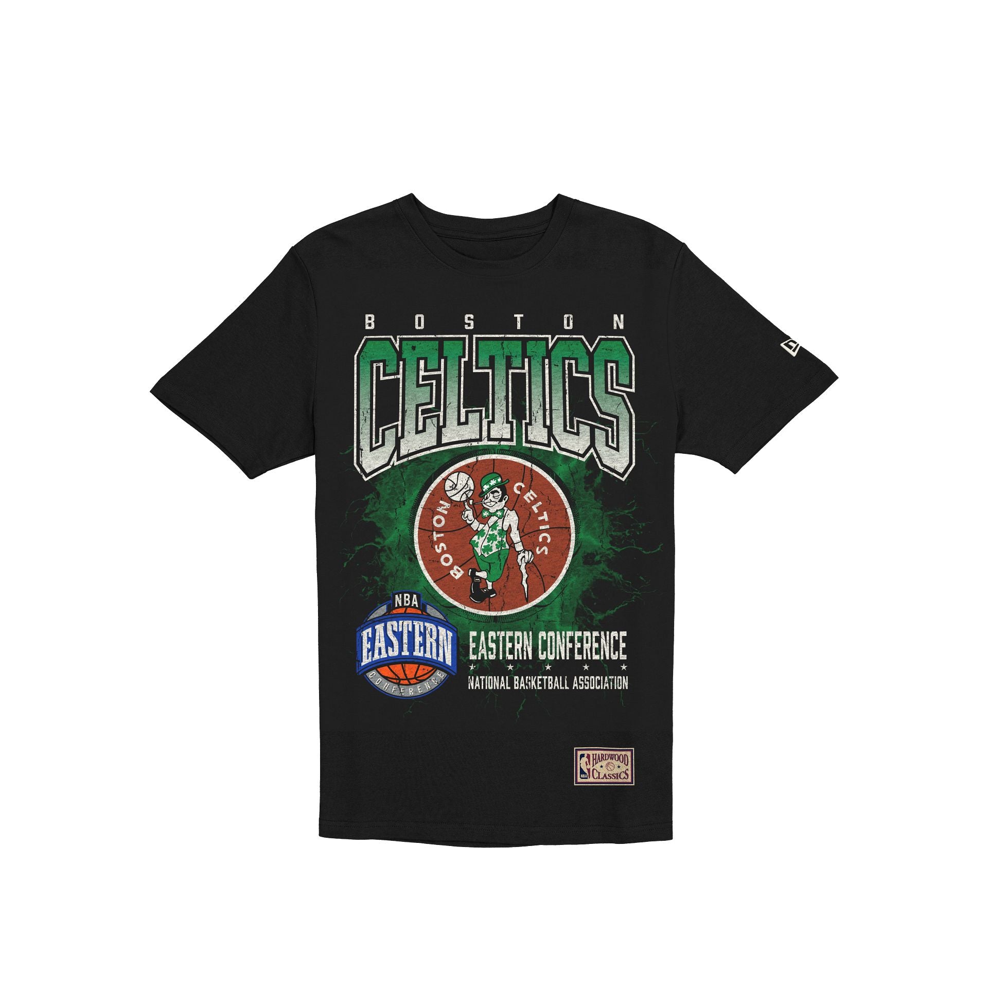 Boston Celtics 1968-1977 Hardwood Classics Black T-Shirt
