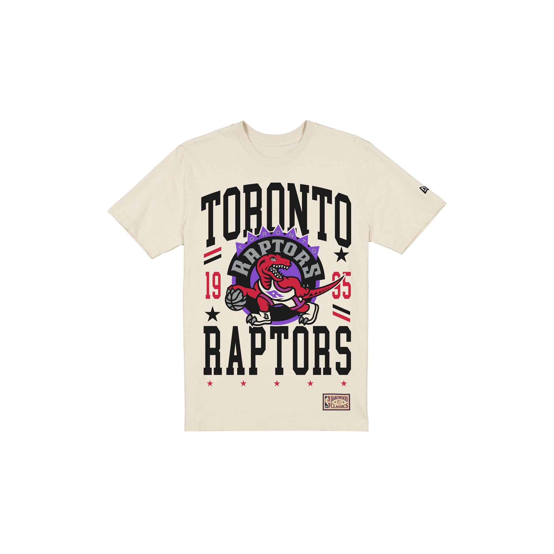 Toronto Raptors 1995-2007 Hardwood Classics Chrome White T-Shirt