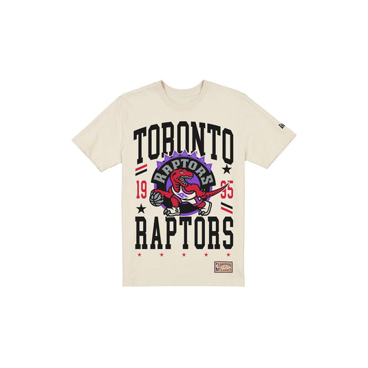 Toronto Raptors 1995-2007 Hardwood Classics Chrome White T-Shirt - New Era Cap