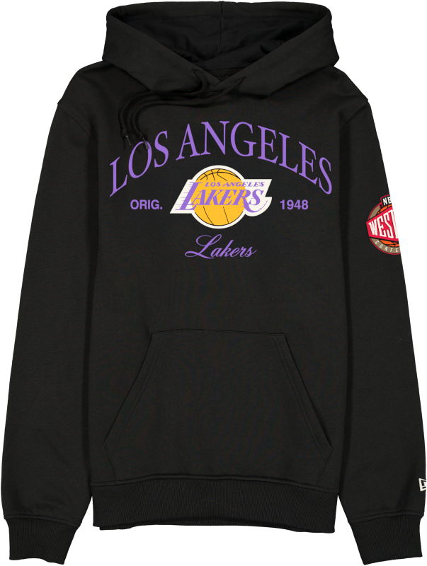Los Angeles Lakers 1976-2000 Hardwood Classics Black Hoodie