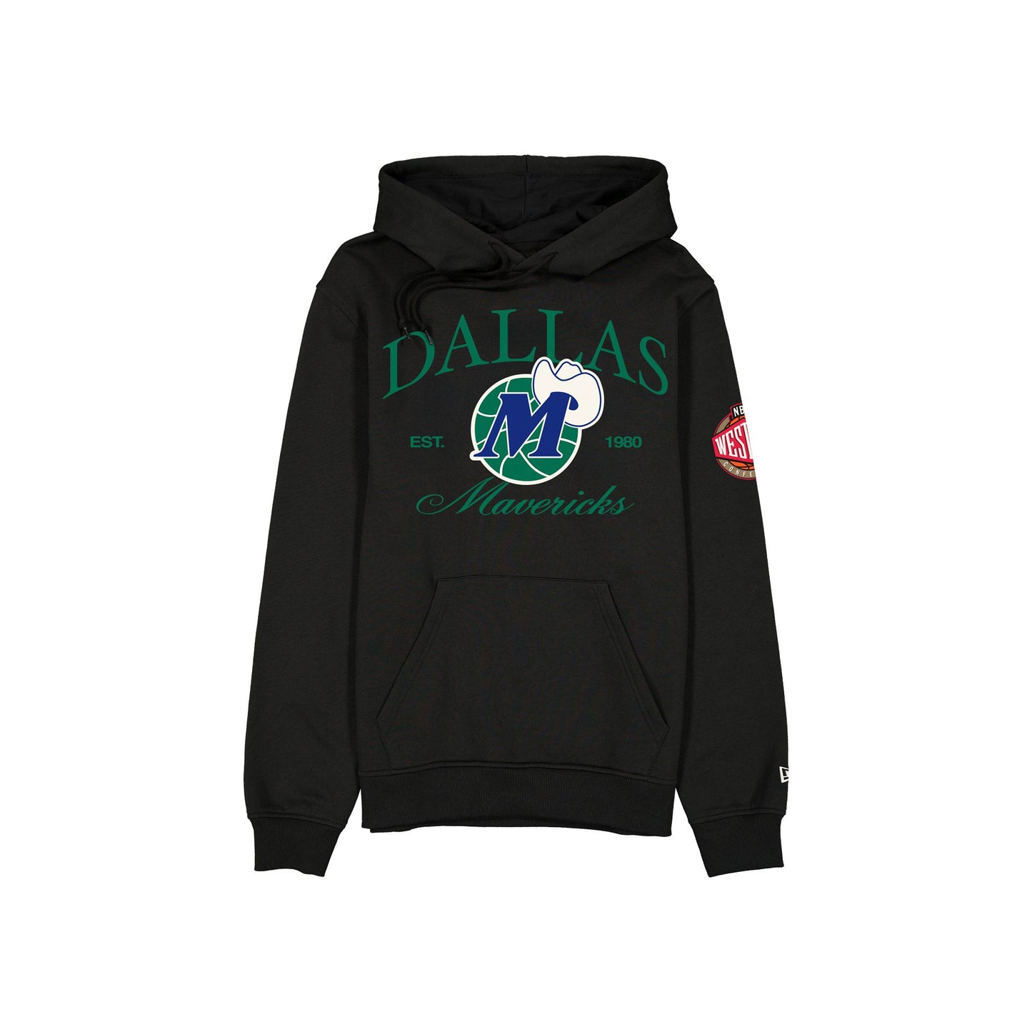 Dallas Mavericks 1980-2000Hardwood Classics Black Hoodie