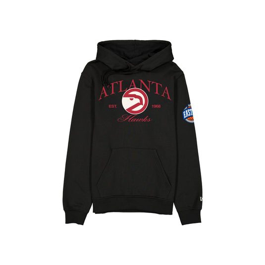 Atlanta Hawks 1972-1995 Hardwood Classics Black Hoodie - New Era Cap