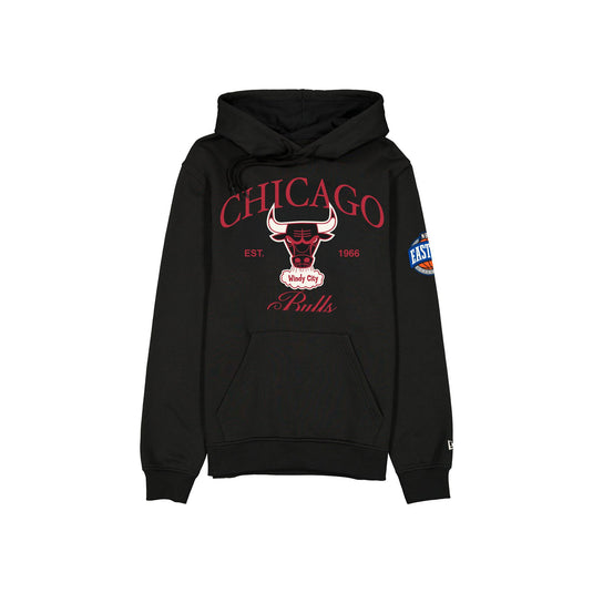 Chicago Bulls 1960-1970 Hardwood Classics Black Hoodie - New Era Cap