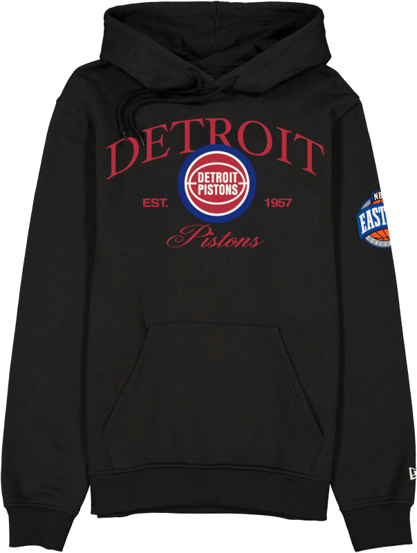 Detroit Pistons 1978-1995 Hardwood Classics Black Hoodie