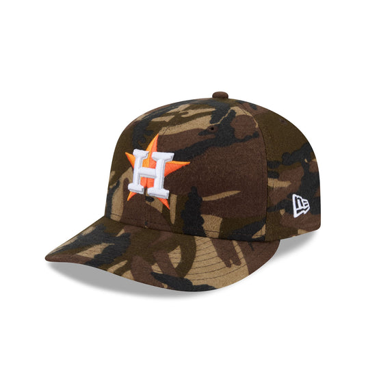 Houston Astros Three Looms Camo Pre-Curve 59FIFTY Fitted Hat - New Era Cap