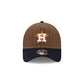 Houston Astros Three Looms Wool Pinstripe 9FORTY A-Frame Snapback Hat