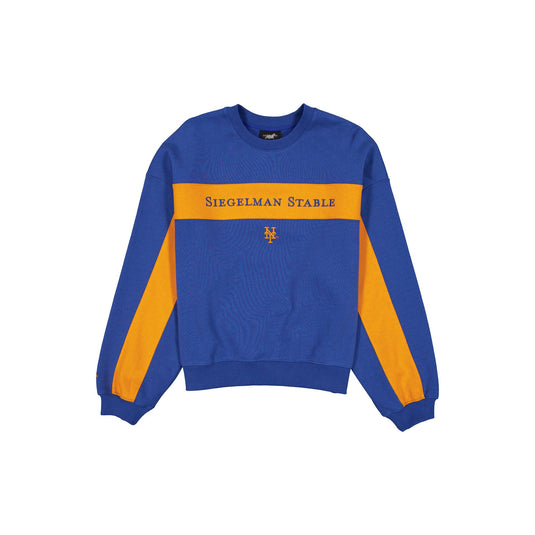 Siegelman Stable x New York Mets Light Royal Crewneck - New Era Cap