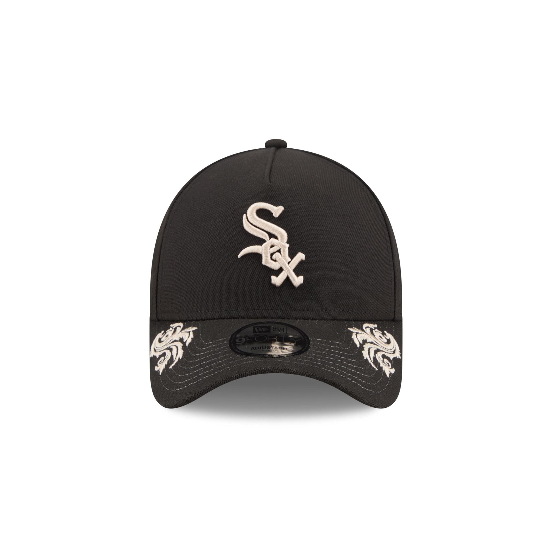 Chicago White Sox Script 9FORTY A-Frame Snapback Hat