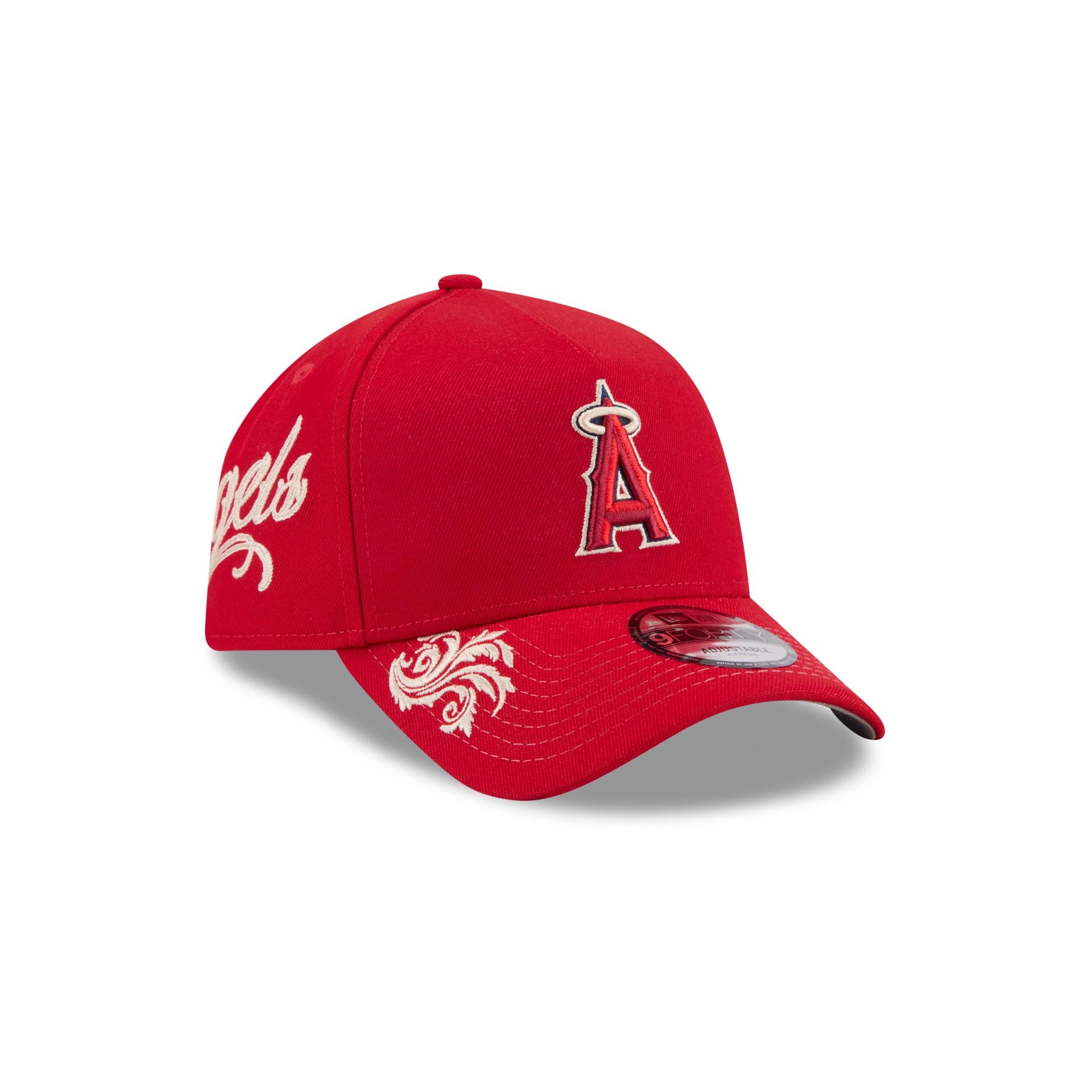 Los Angeles Angels Script 9FORTY A-Frame Snapback Hat – New Era Cap