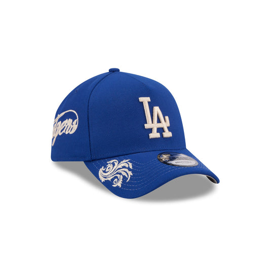 Los Angeles Dodgers Script Blue 9FORTY A-Frame Snapback Hat - New Era Cap