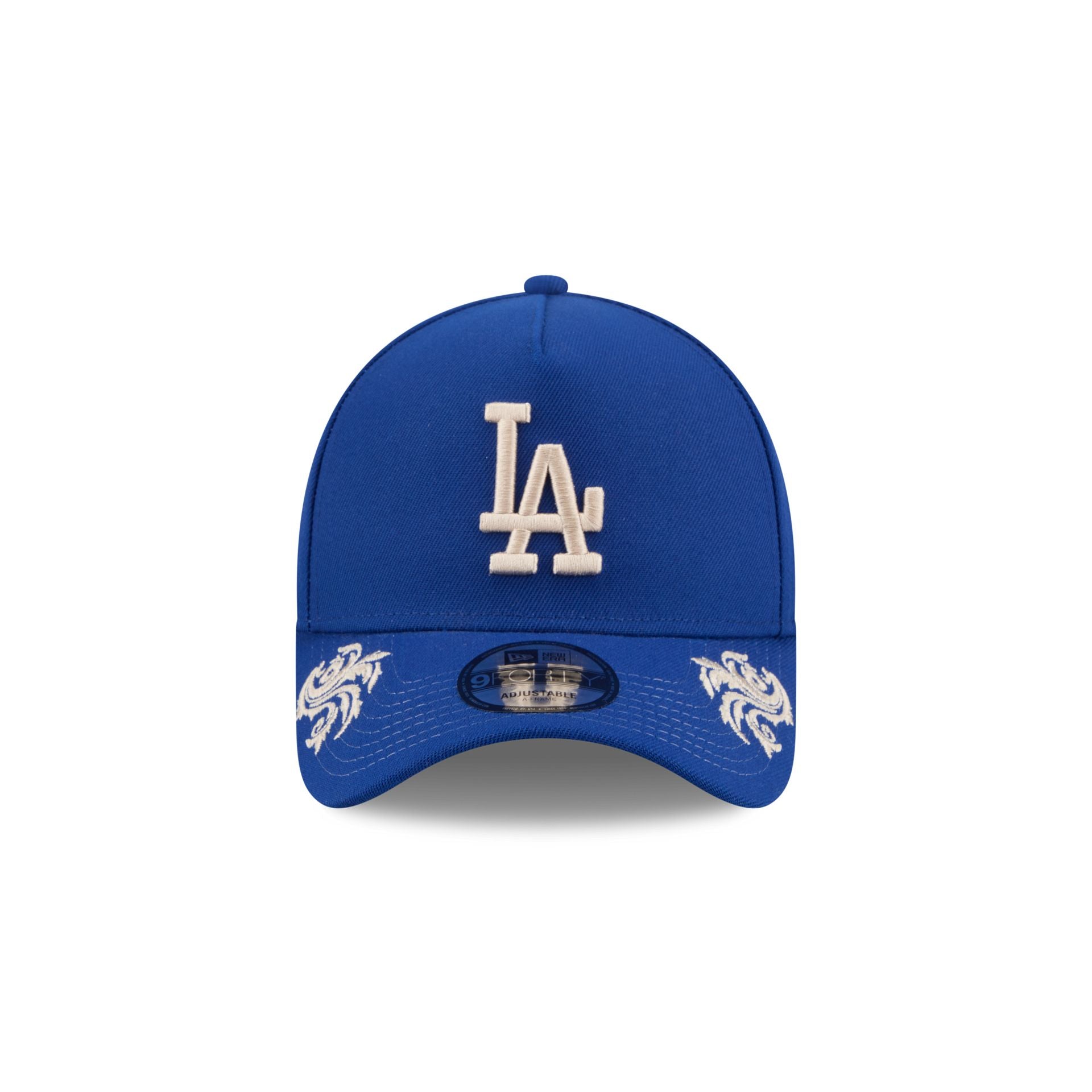 Los Angeles Dodgers Script Blue 9FORTY A-Frame Snapback Hat