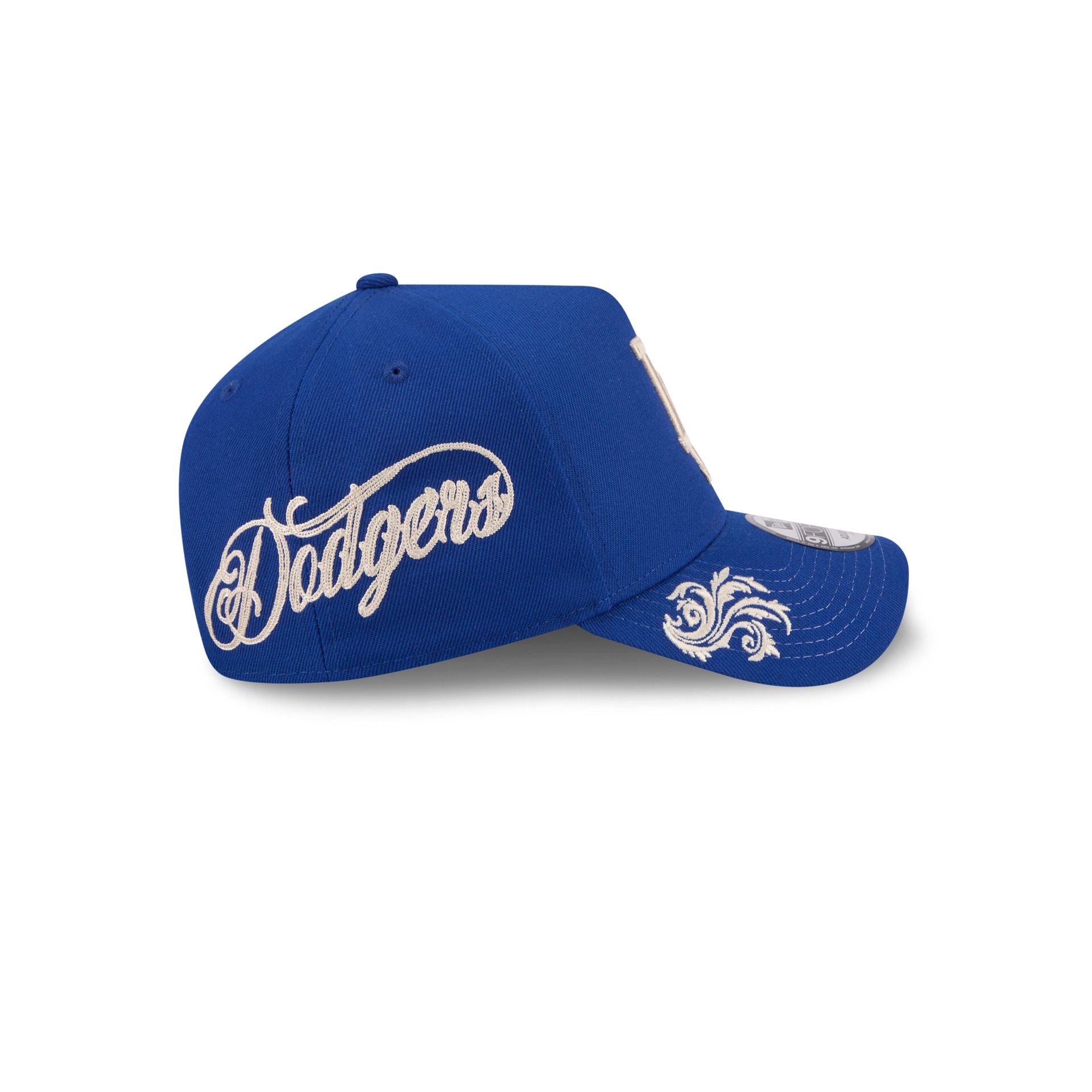 Los Angeles Dodgers Script Blue 9FORTY A-Frame Snapback Hat – New