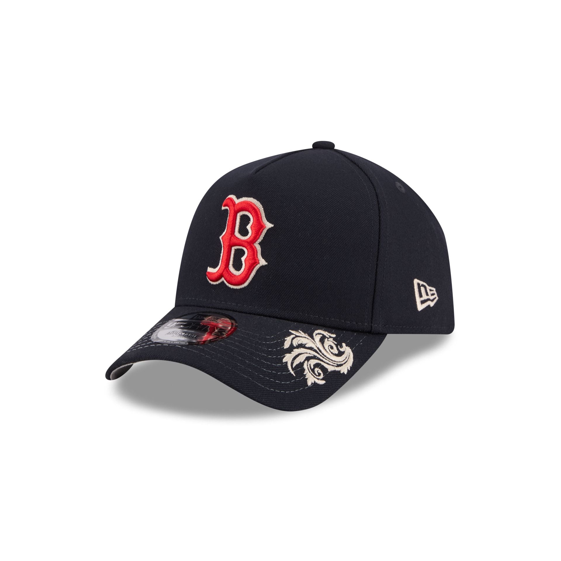 Boston Red Sox Script 9FORTY A-Frame Snapback Hat