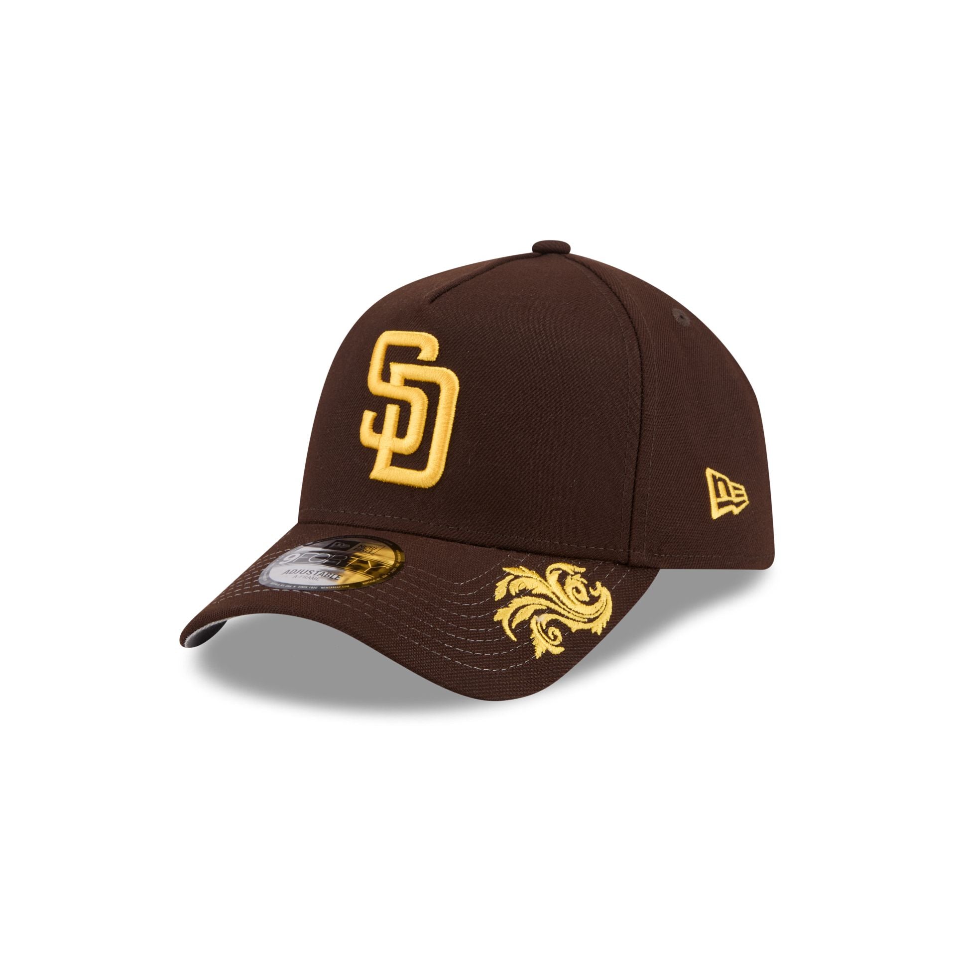 San Diego Padres Script 9FORTY A-Frame Snapback Hat