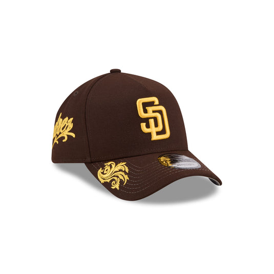 San Diego Padres Script 9FORTY A-Frame Snapback Hat - New Era Cap
