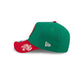 Mexico Baseball Script 9FORTY A-Frame Snapback Hat