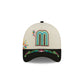 Mexico Latin Embroidery Chrome 9FORTY A-Frame Snapback Hat