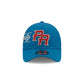 Puerto Rico Latin Embroidery 9FORTY A-Frame Snapback Hat