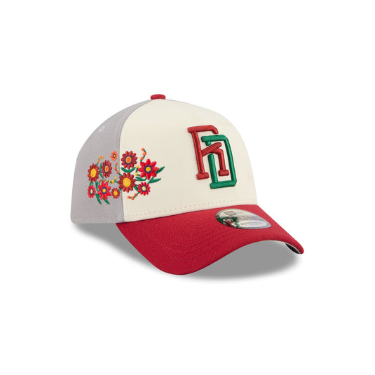Dominican Republic Latin Embroidery 9FORTY A-Frame Snapback Hat - New Era Cap