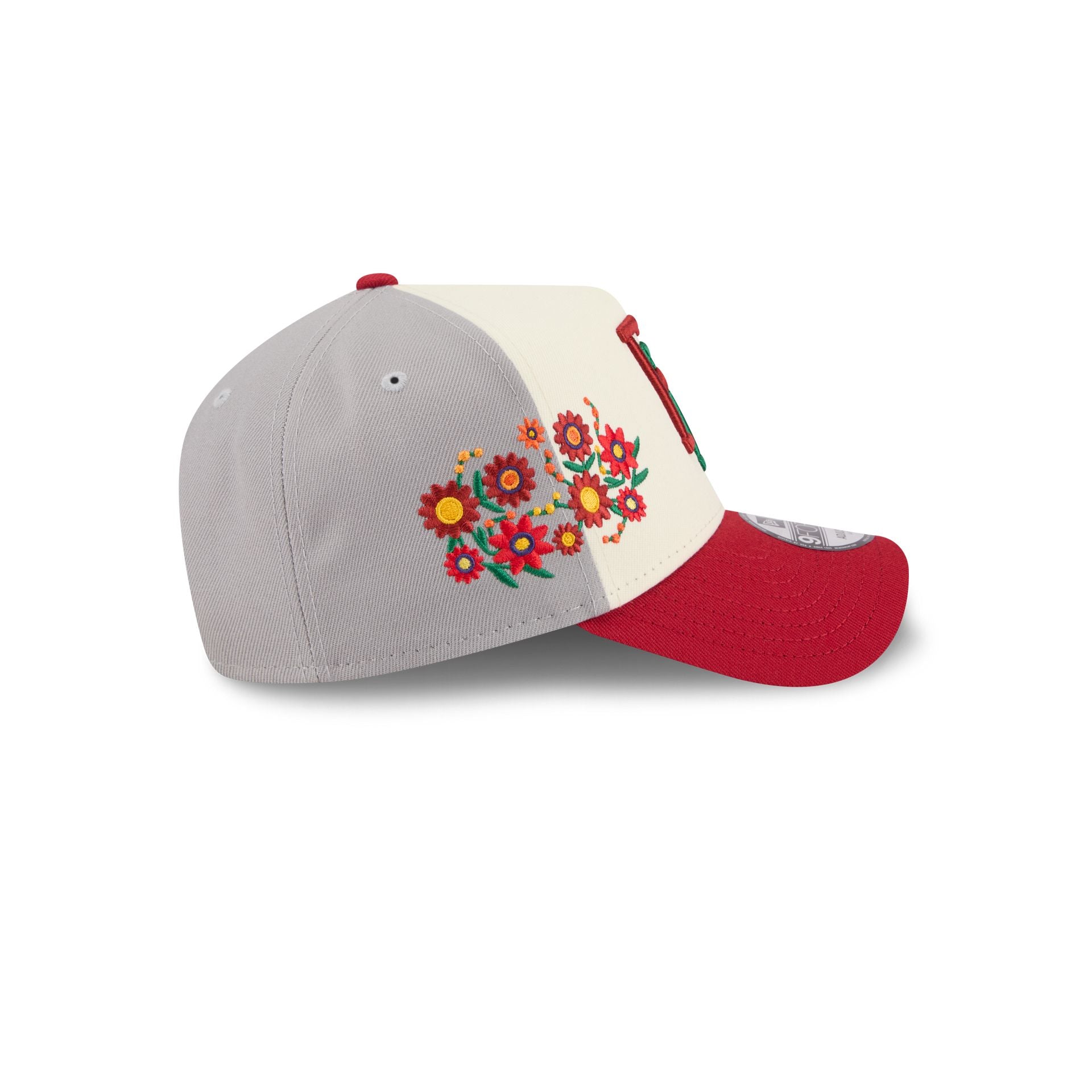 Dominican Republic Latin Embroidery 9FORTY A-Frame Snapback Hat