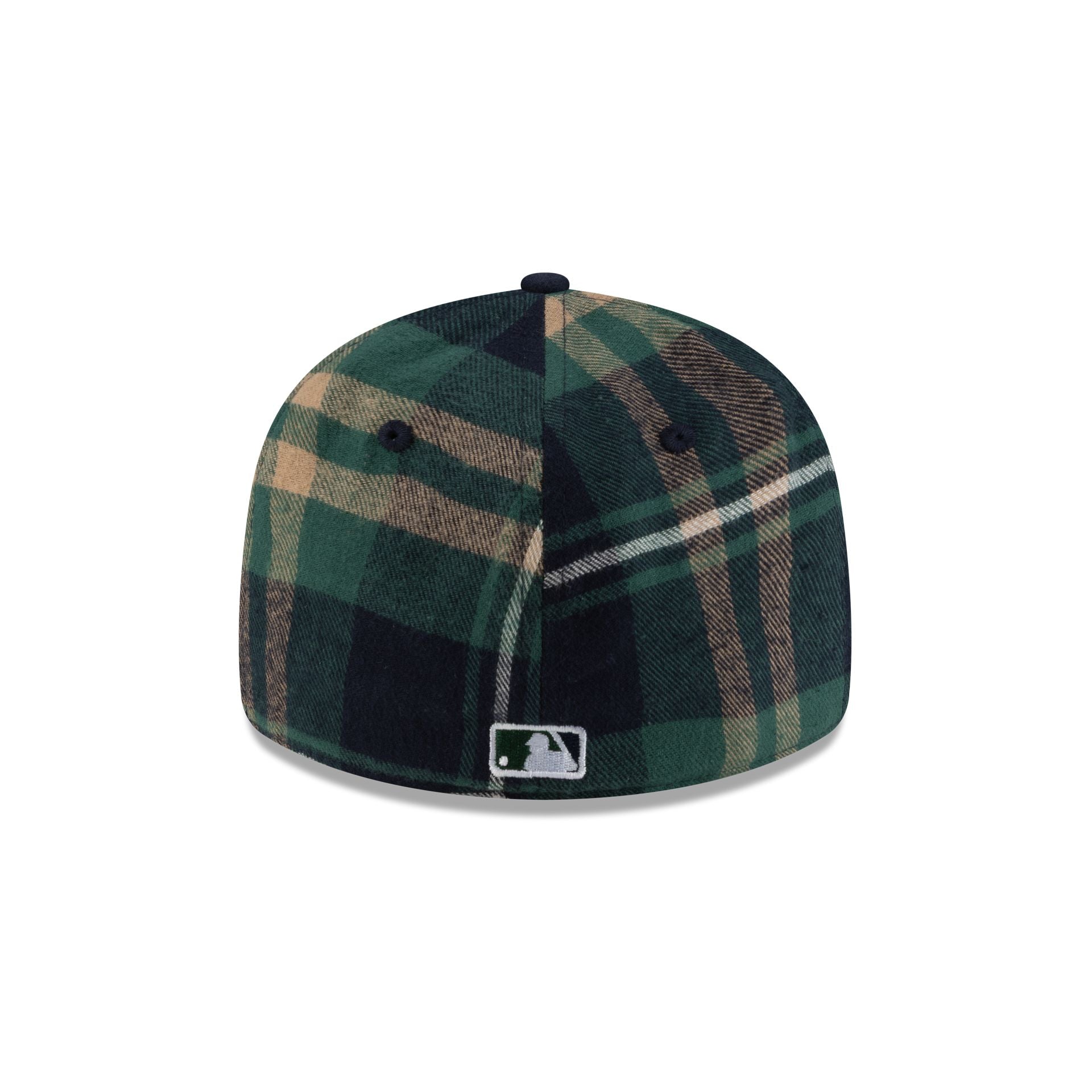 New York Mets Dark Green Check Low Profile 59FIFTY Fitted Hat